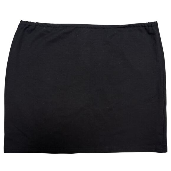 Edikted Black Mini Skirt Stretch Micro Skirt Size Medium - Picture 5 of 11
